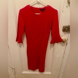 Banana Republic Midi Dress with Flare Sleeves